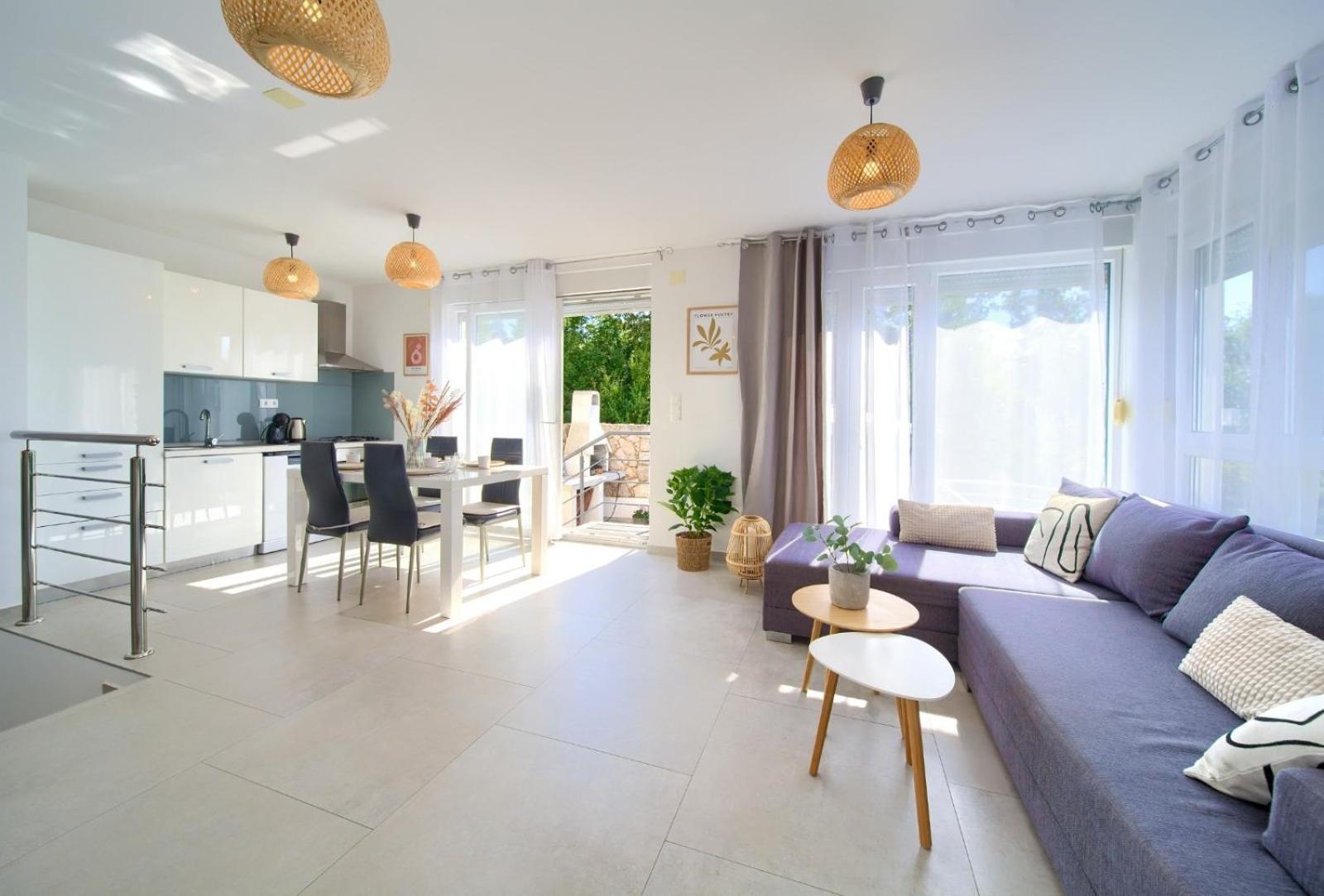 Apartment Sasso Bianco With The Private Pool 奈维斯 外观 照片